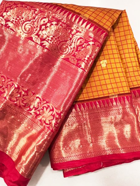 Semi Gadwal Sarees